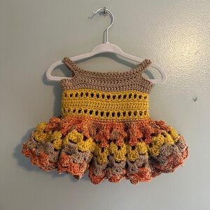 Handmade Crochet Baby Dress ‘Melody’